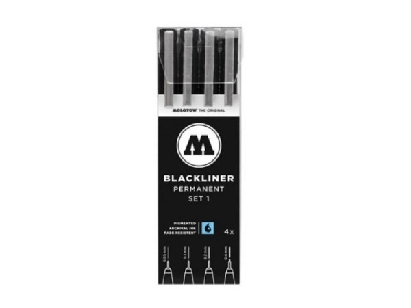 Filzstift Molotow Blackliner Set Set1 