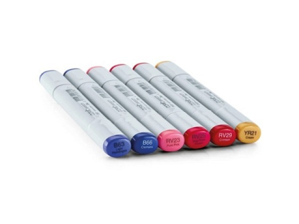 Filzstift Copic Sketch Doppelspitze Set 6er Flor..
