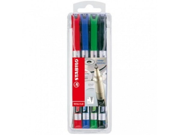 Filzstift Stabilo Write4all 4er Set M