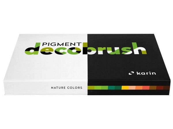 Filzstift Karin Pigment Decobrush 29C3 Nature 12er Set