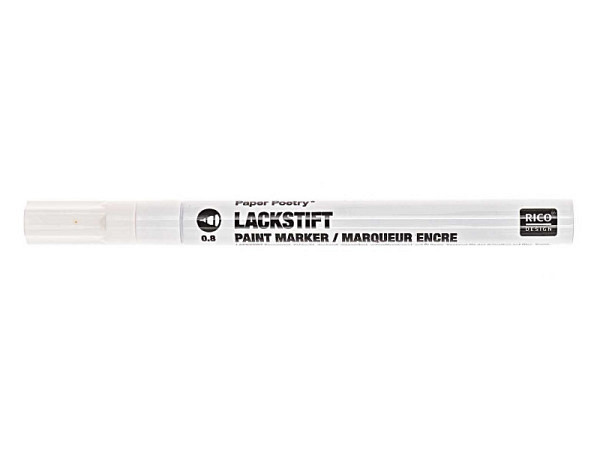 Filzstift Rico Design Lackmarker Weiss 0,8mm
