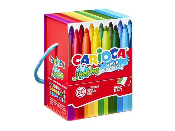 Filzstift Carioca Jumbo 30er-Set Fasermaler