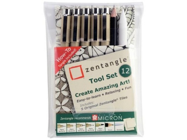 Filzstift Sakura Zentangle Set Tool 12-teilig