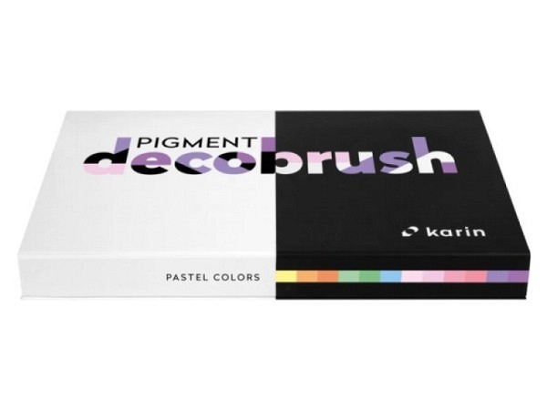 Filzstift Karin Pigment Decobrush 29C7 Pastell 12er Set