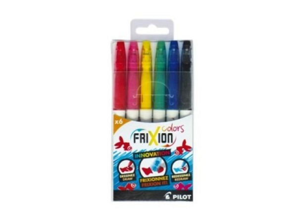 Filzstift Pilot Frixion Colors 6er Set, Faserstift