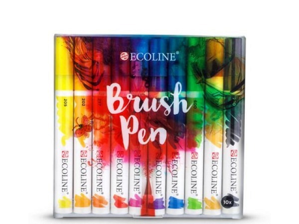 Filzstift Talens Ecoline Brush Pen 10er Set