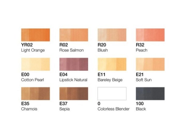 Filzstift Copic Sketch Doppelspitze Set 12er Por..