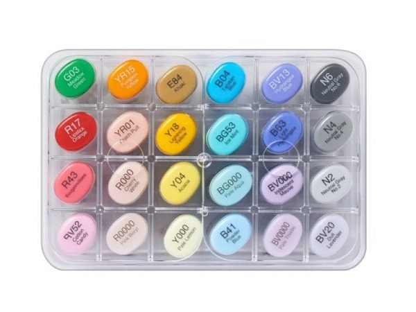 Filzstift Copic Sketch Doppelspitze Set 24er Man..