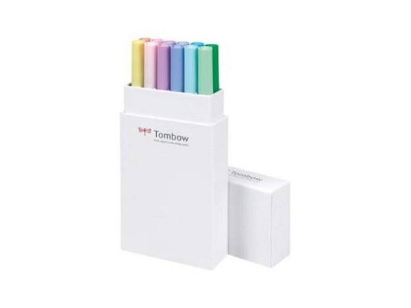 Filzstift Tombow ABT Dual Brush Pen Set 12er Pastelltöne