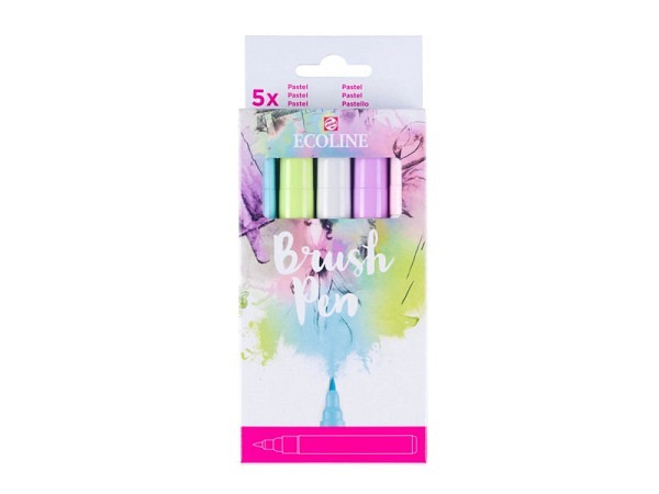 Filzstift Talens Ecoline Brush Pen 5er Set Pastell