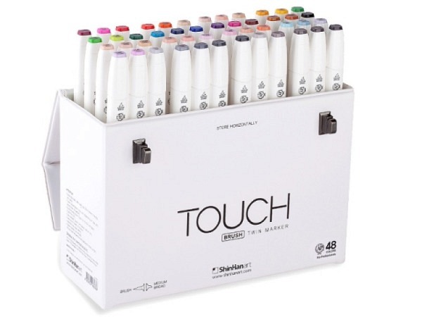 Filzstift Touch Pinselstift Set 48er