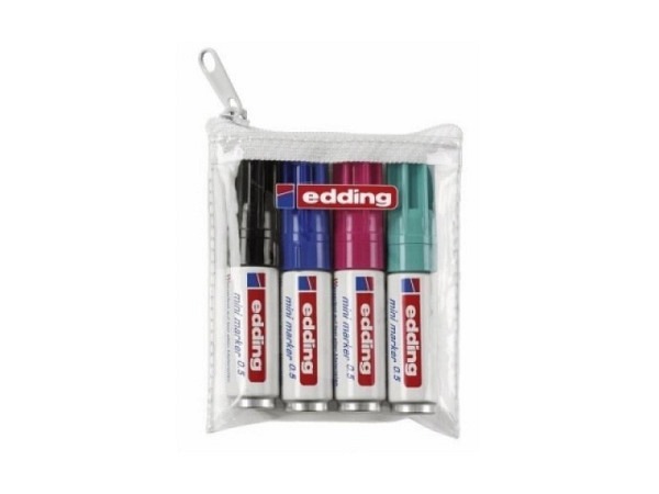 Filzstift Edding Mini-Marker 4er Set
