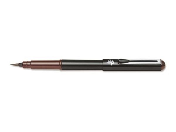 Filzstift Pentel Pocket Brush GFKP sepiabraun
