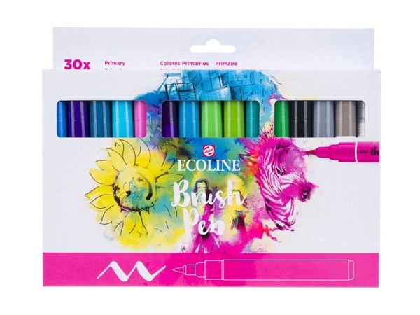 Filzstift Talens Ecoline Brush Pen 30er Set