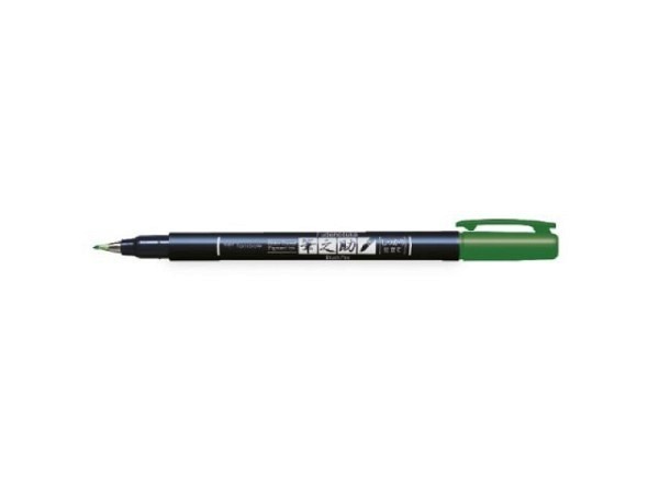 Filzstift Tombow Fudenosuke Brush Pen Hard grün