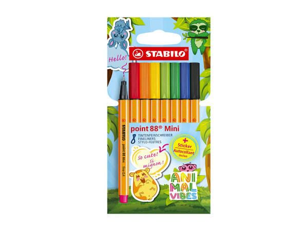 Filzstift Stabilo Pen 88 Mini Animal Vibes