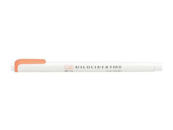 Filzstift Zebra Mildliner Fine Double hellaprikose