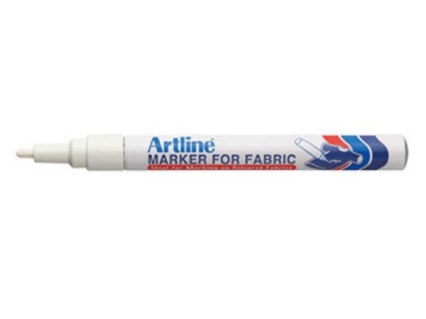 Filzstift Artline Textilmarker weiss, Rundspitze