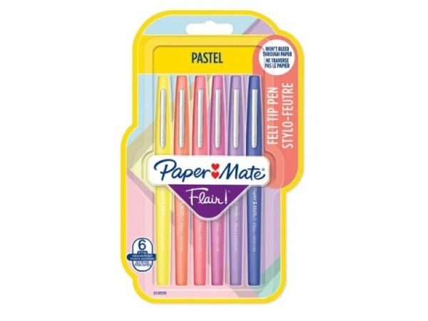Filzstift Papermate Flair Pastell 6er Set