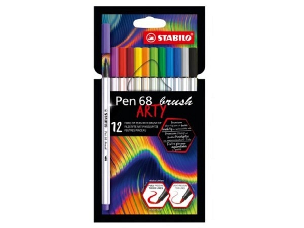 Filzstift Stabilo Arty Pen 68 brush 12er Set