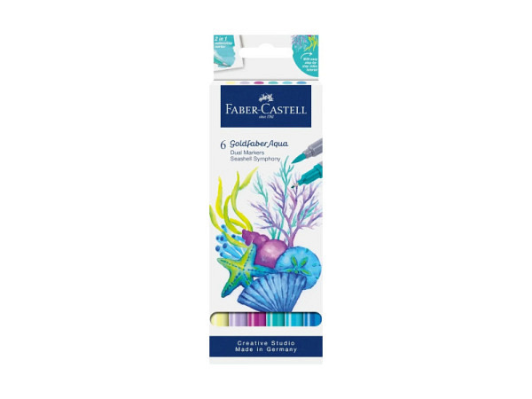 Filzstift Faber-Castell Goldfaber Aqua Dual Marker Seashell Symphony