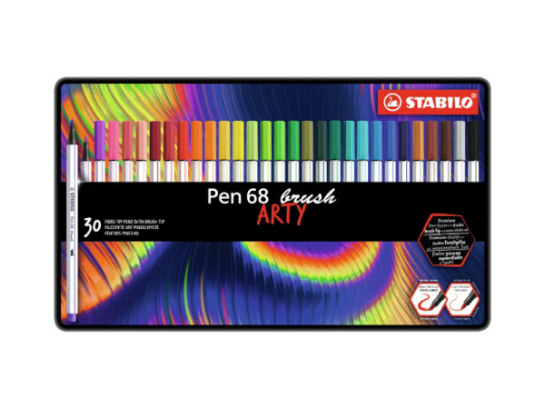 Filzstift Stabilo Arty Pen 68 brush 30er Set