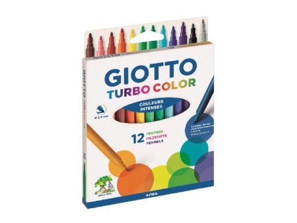 Filzstift Giotto Turbo Color 12er Set 