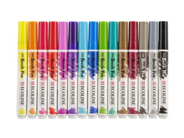Filzstift Talens Ecoline Brush Pen 15er Set