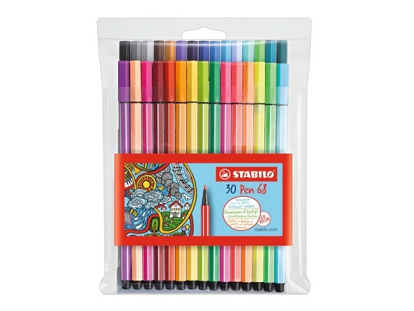 Filzstift Stabilo Pen 68 Set 30er