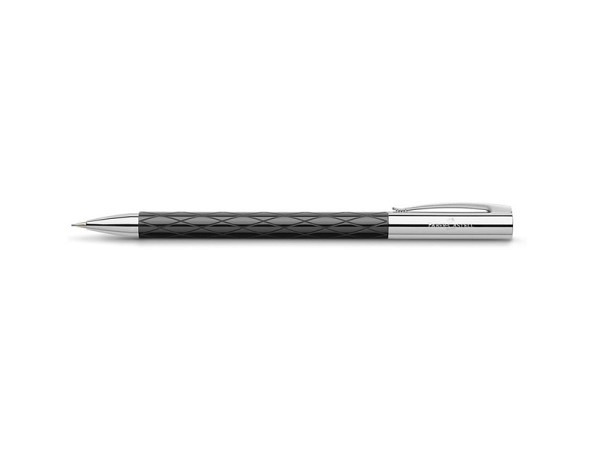 Kugelschreiber Faber-Castell Ambition Rhombus schwarz-chrom