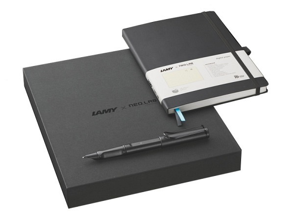 Smartpen Lamy x neo.lab safari all black ncode Set mit Notizheft