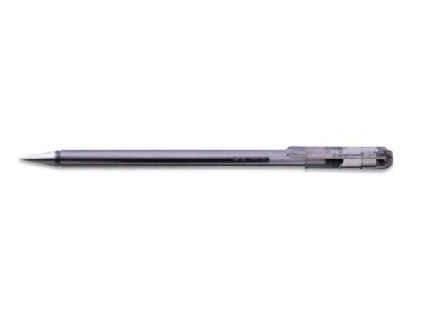 Kugelschreiber Pentel Superb schwarz BK77-a transp Schaft