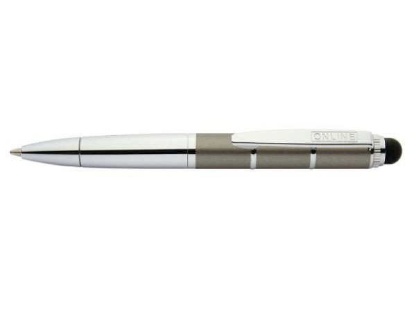 Kugelschreiber Online Piccolo Stylus metallic gery