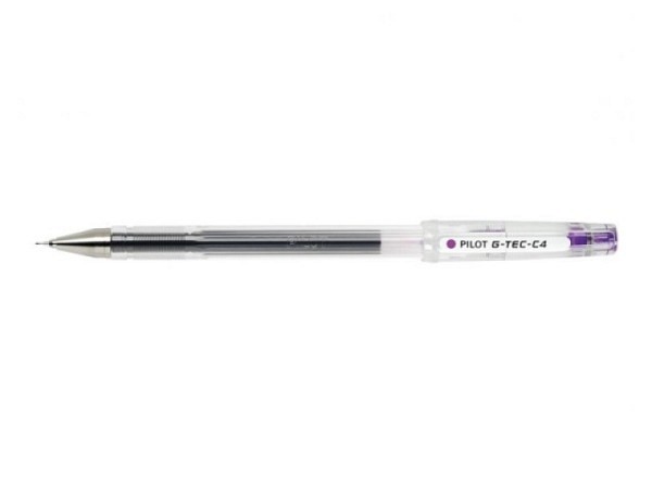Kugelschreiber Pilot G-Tec-C4 violet 0,4mm transp. Schaft