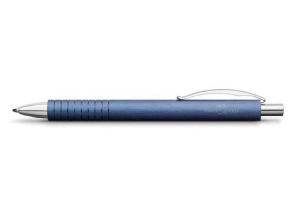 Kugelschreiber Faber-Castell Essentio Aluminium blau