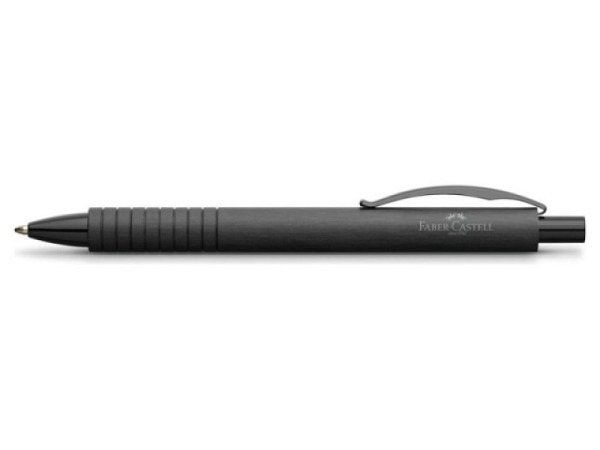 Kugelschreiber Faber-Castell Essentio Aluminium schwarz