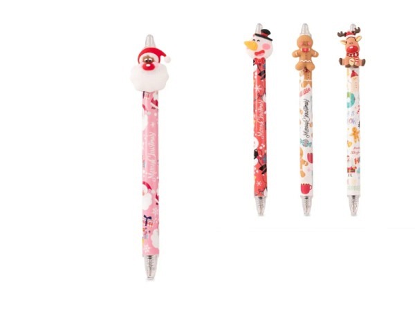 Kugelschreiber Colourbook Weihnachtsmann assortiert