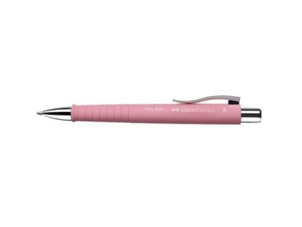 Kugelschreiber Faber-Castell Poly Ball XB rose