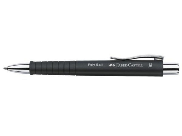 Kugelschreiber Faber-Castell Poly Ball schwarz