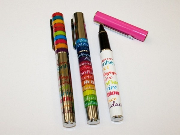 Roller Rollink Metall Message Begrüssung bunt assortiert