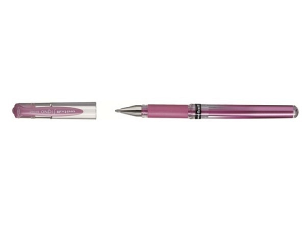 Roller Uniball Signo UM-153MET metallic rosa