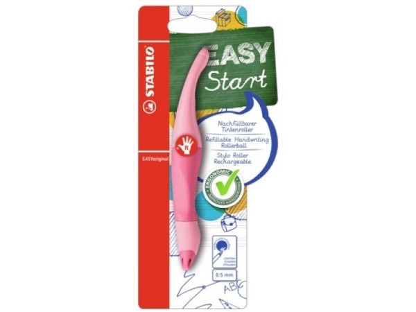 Roller Stabilo Easy Original Start Rechtshänder Pastell pink