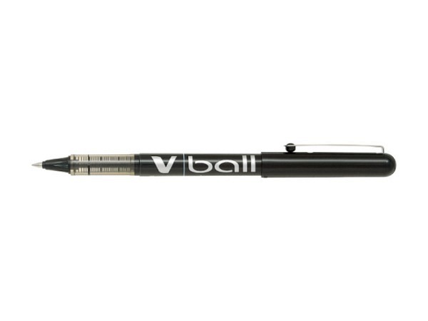 Roller Pilot VB5 0,5mm schwarz, Gehäuse in Schreibfarbe