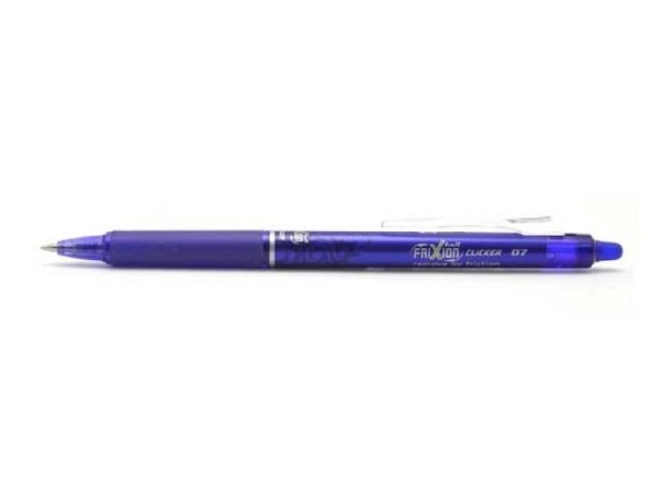 Roller Pilot Frixion Clicker 07 blau, mit einziehbarer Spitze