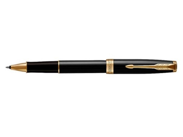 Roller Parker Sonnet Black Lacquer G.C. 