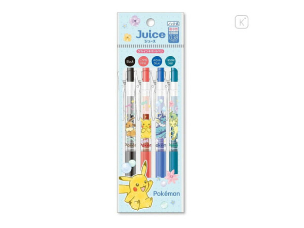 Roller Pilot Juice Pokemon 4er Set 