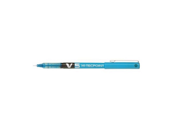 Roller Pilot Hi-Tecpoint V5 hellblau, 0,5mm