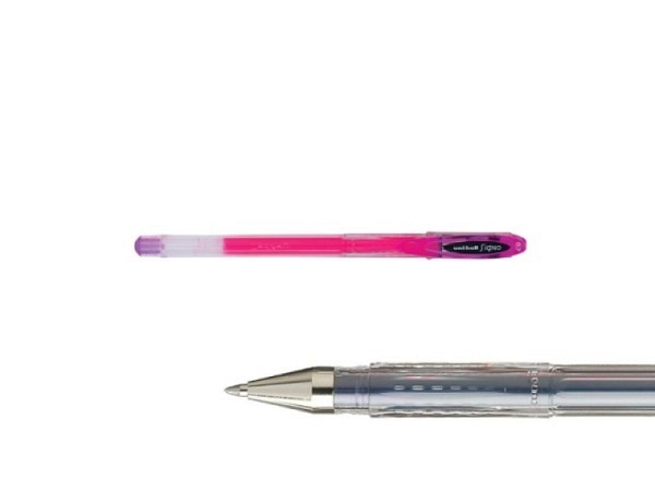 Roller Uniball Signo UM-120 rosa, Strichstärke 0,4mm