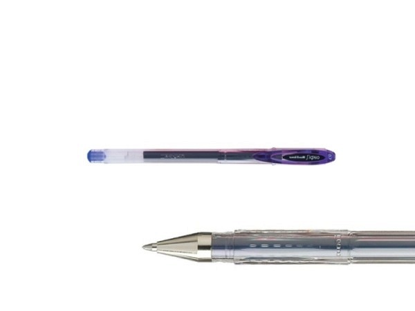 Roller Uniball Signo UM-120 violett, Strichstärke 0,4mm