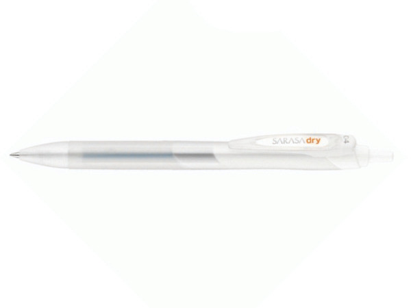 Roller Zebra Sarasa Dry 0,4mm clear weiss